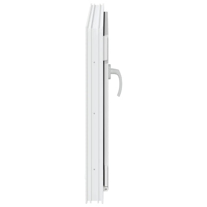 Finestra da cantina "RISOR" 90x70 cm anta ribalta DIN sinistra bianca - homemem39