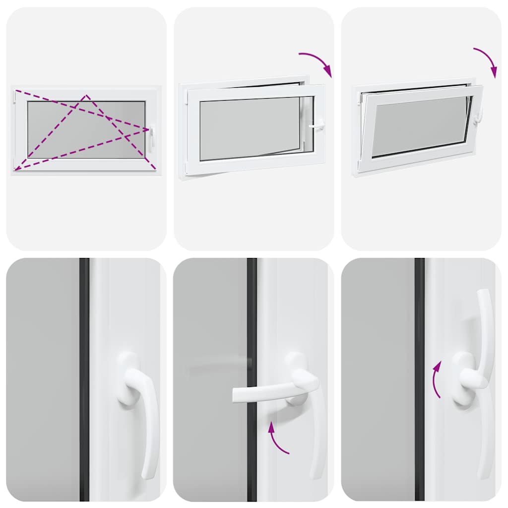 Finestra Seminterrato RISOR 100x60 cm Anta Ribalta DIN Sinistra - homemem39