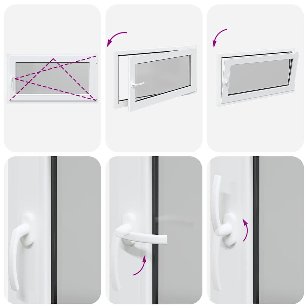 Finestra Seminterrato RISOR 110x60 cm Anta Ribalta DIN Destra - homemem39