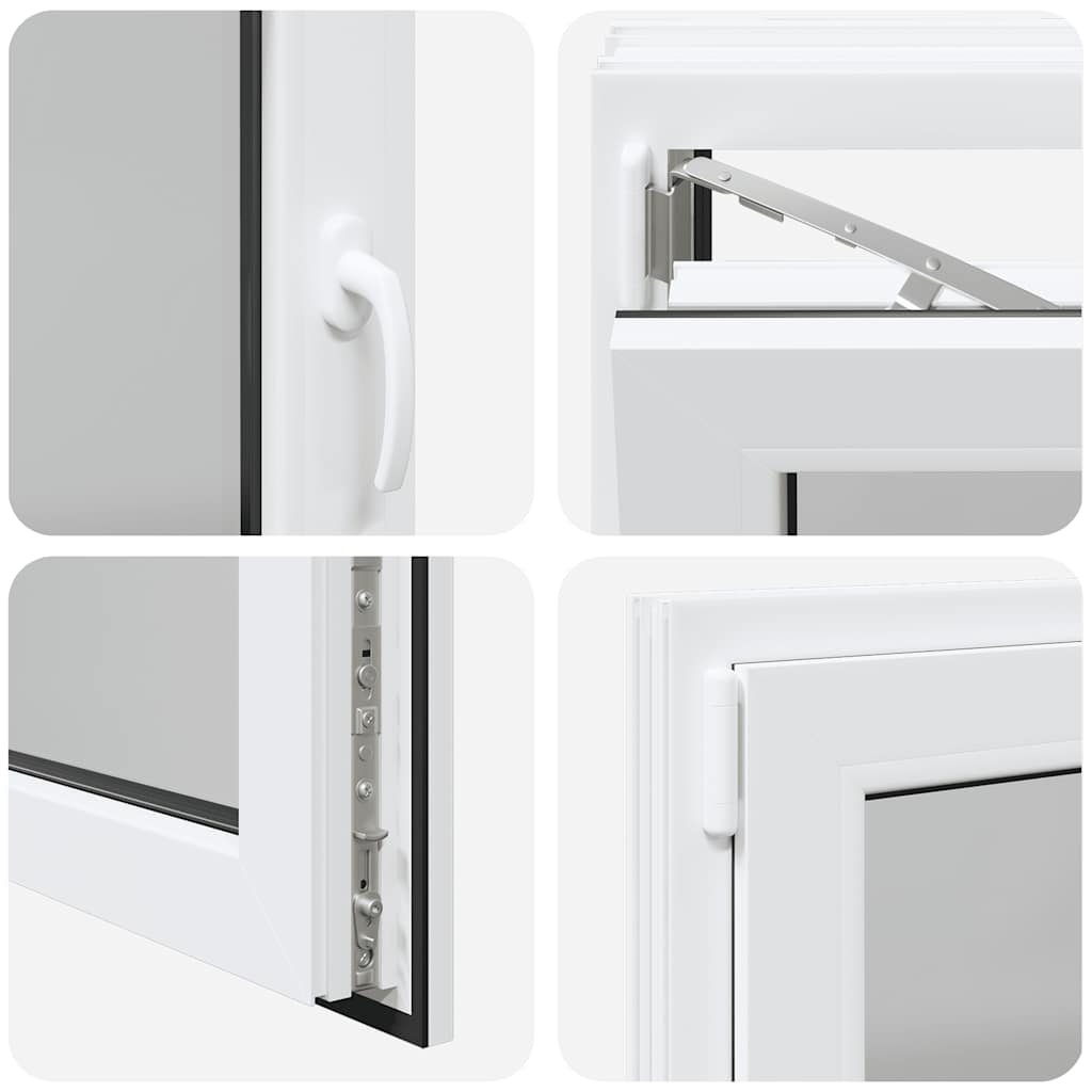 Finestra da cantina "RISOR" 110x70 cm Anta-ribalta DIN Destra Bianca - homemem39