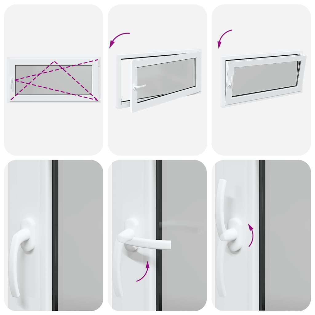 Finestra Seminterrato RISOR 120x60 cm Anta Ribalta DIN Destra - homemem39