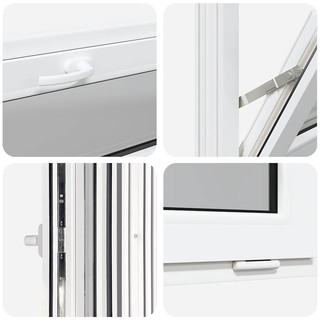 Finestra Seminterrato RISOR 90x40 cm Tilt 3 Vetri Bianco - homemem39