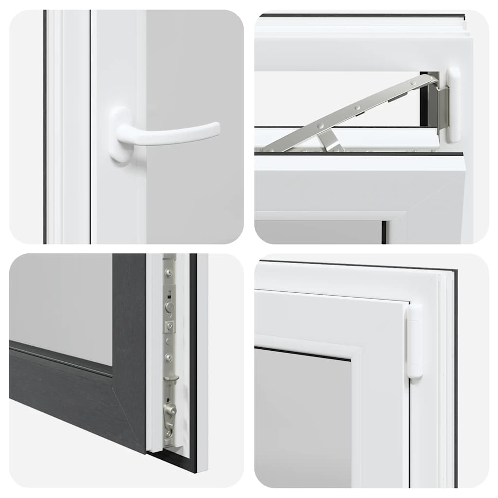 Finestra per Seminterrato RISOR 60x80cm Anta Ribalta DIN Destra - homemem39