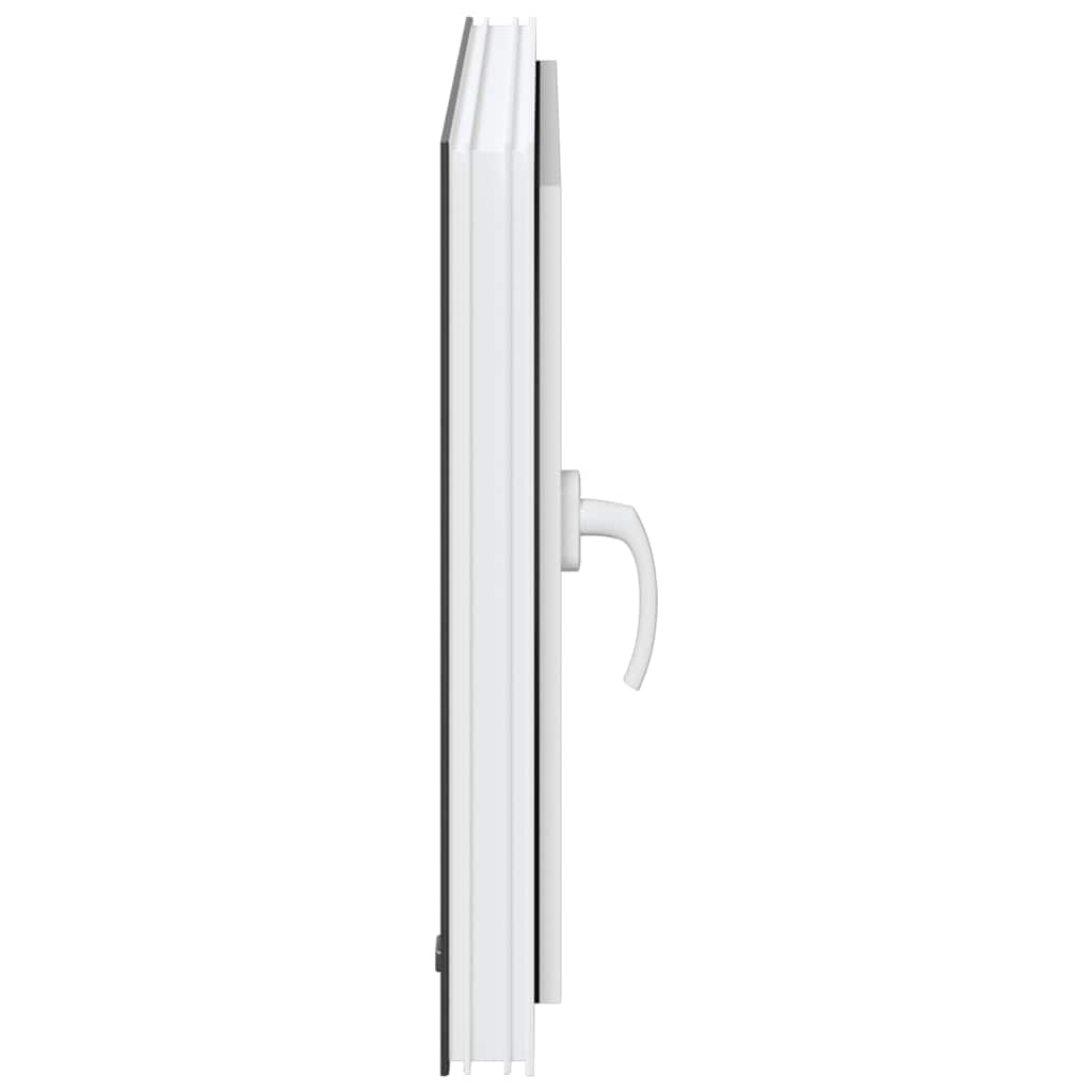 Finestra da cantina "RISOR" 80x50 cm anta-ribalta DIN destra antracite