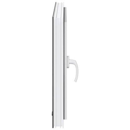 Finestra da cantina "RISOR" 80x60 cm anta-ribalta DIN destra antracite