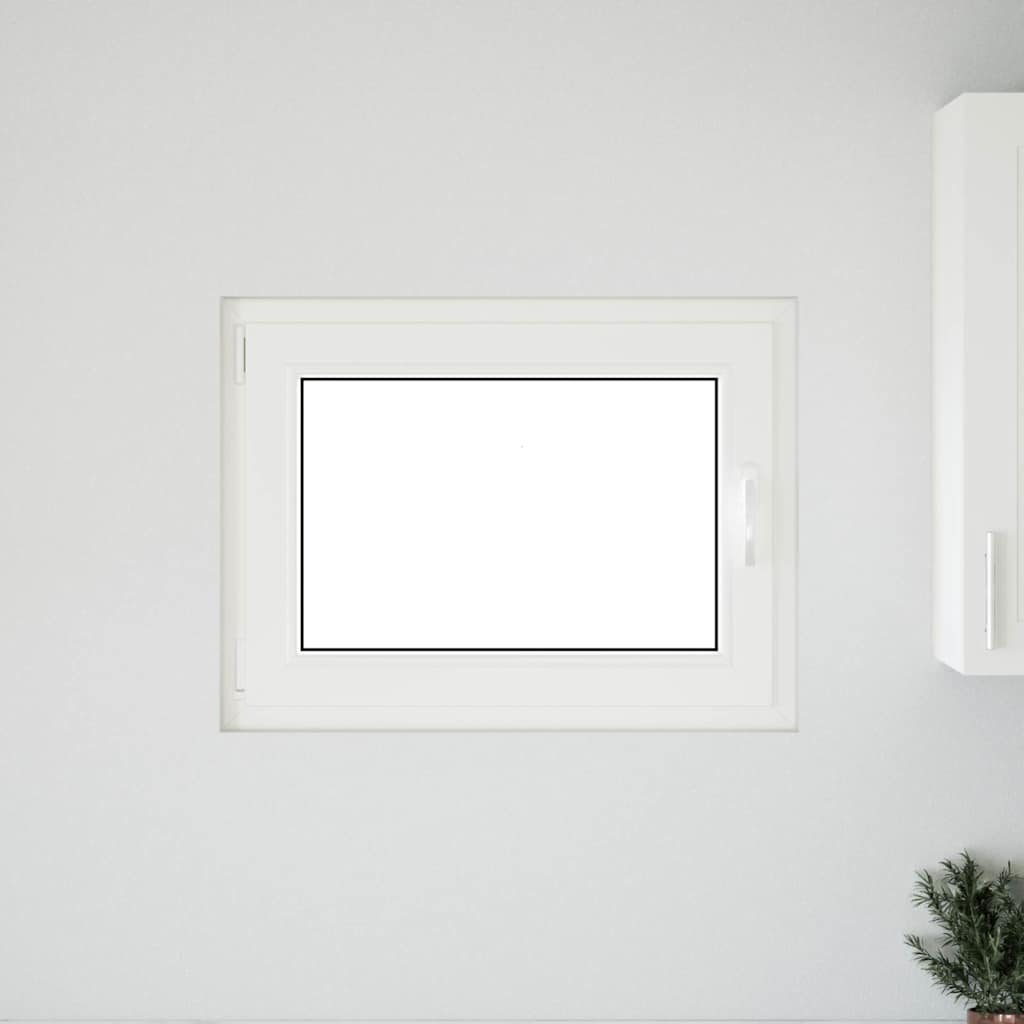 Finestra da cantina "RISOR" 80x60 cm anta-ribalta DIN sinistra antracite