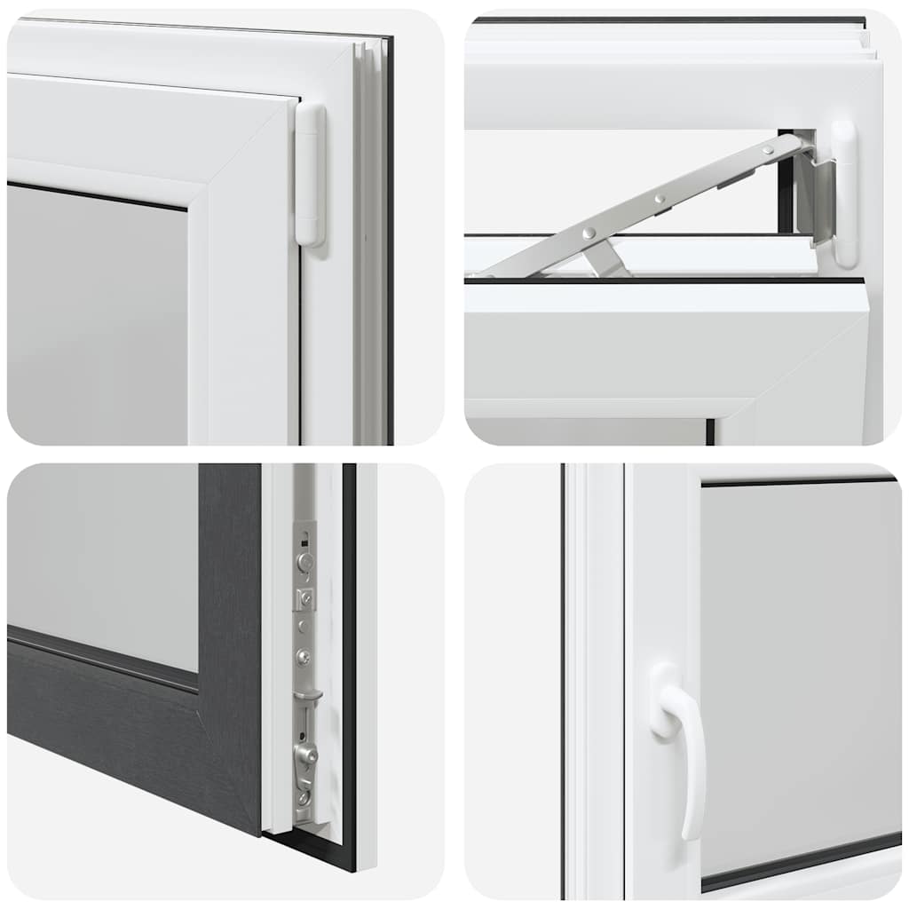 Finestra per Seminterrato RISOR 90x60cm Anta Ribalta DIN Destra - homemem39