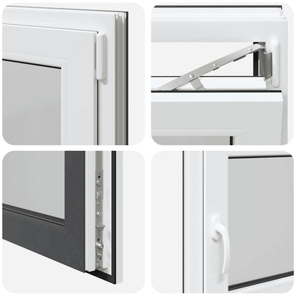 Finestra per Seminterrato RISOR 90x60cm Anta Ribalta DIN Destra - homemem39