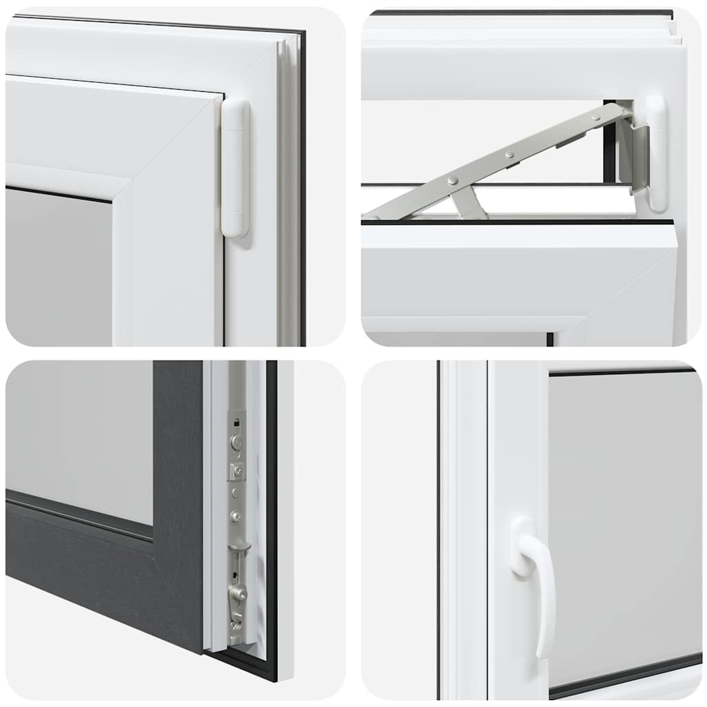 Finestra Seminterrato RISOR 110x50 cm Anta Ribalta DIN Destra - homemem39