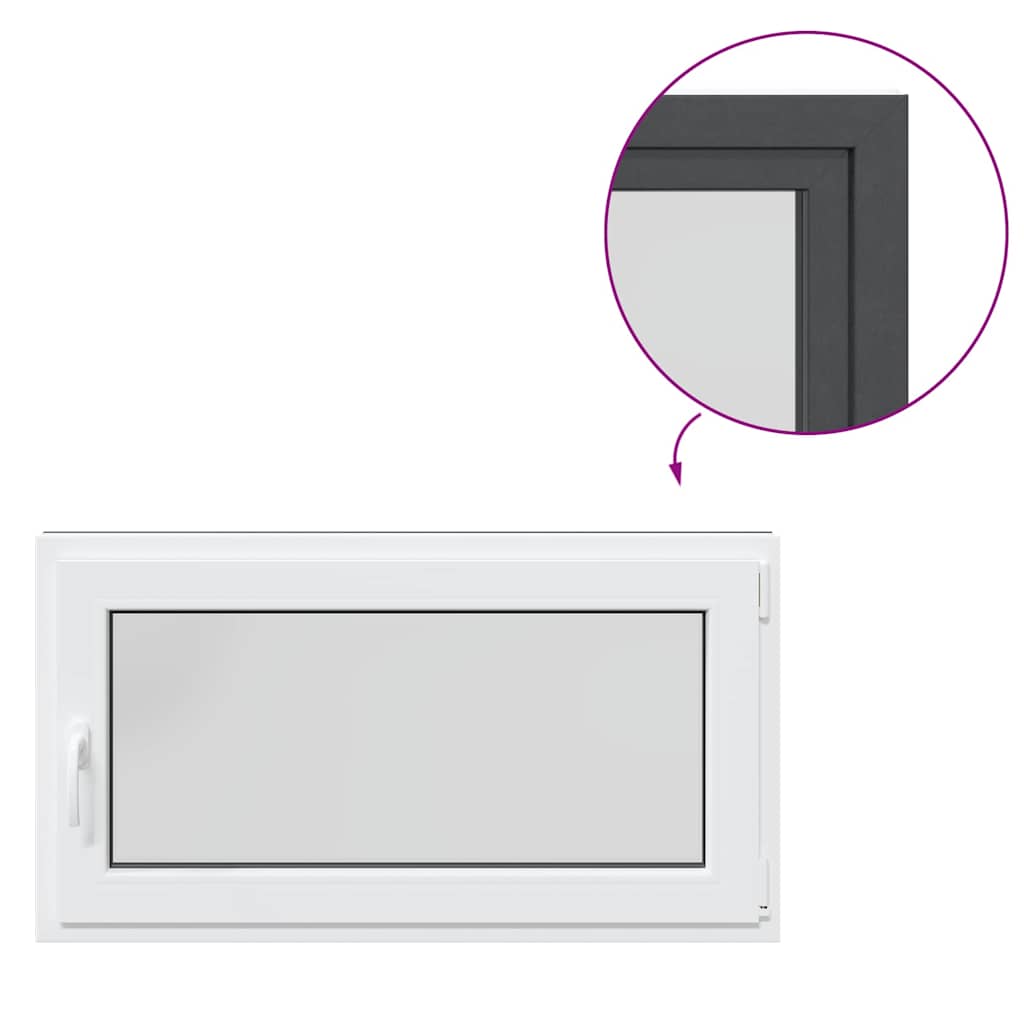 Finestra Seminterrato RISOR 110x60 cm Anta Ribalta DIN Destra - homemem39