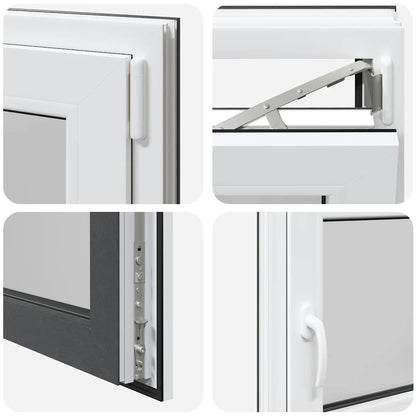 Finestra Seminterrato RISOR 110x60 cm Anta Ribalta DIN Destra - homemem39