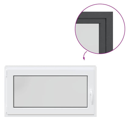 Finestra Seminterrato RISOR 110x60 cm Anta Ribalta DIN Sinistra - homemem39