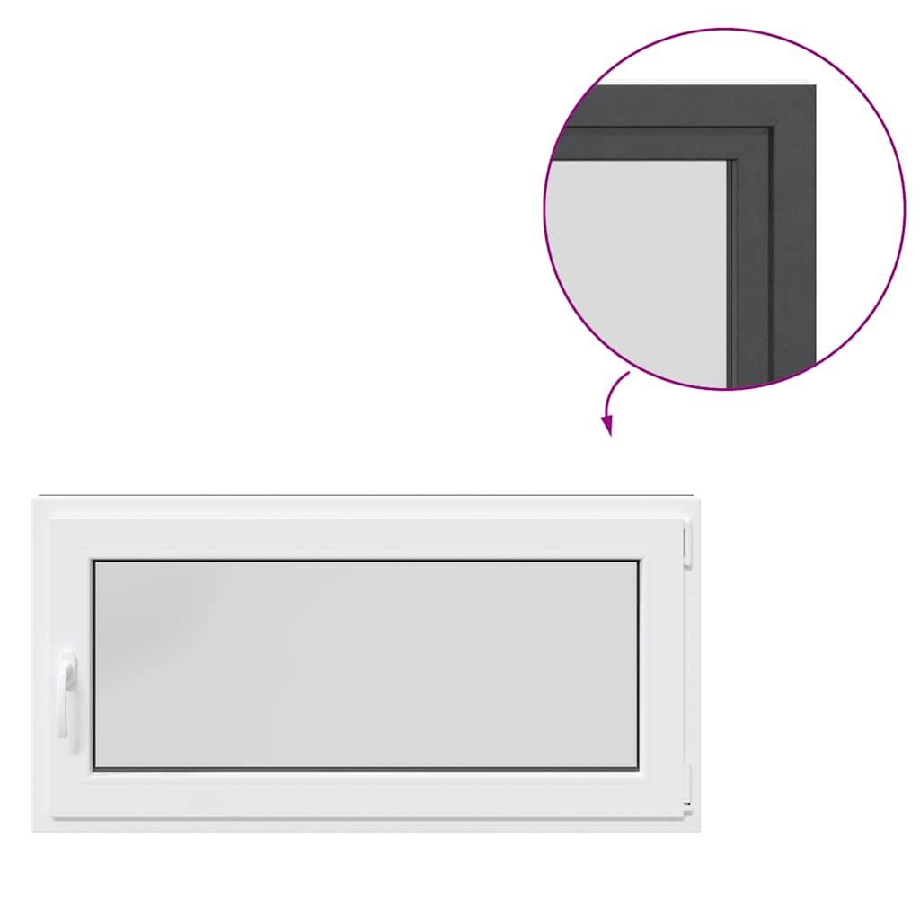 Finestra Seminterrato RISOR 120x60 cm Anta Ribalta DIN Destra - homemem39