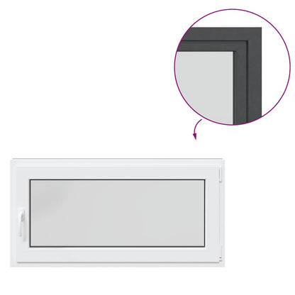 Finestra Seminterrato RISOR 120x60 cm Anta Ribalta DIN Destra - homemem39