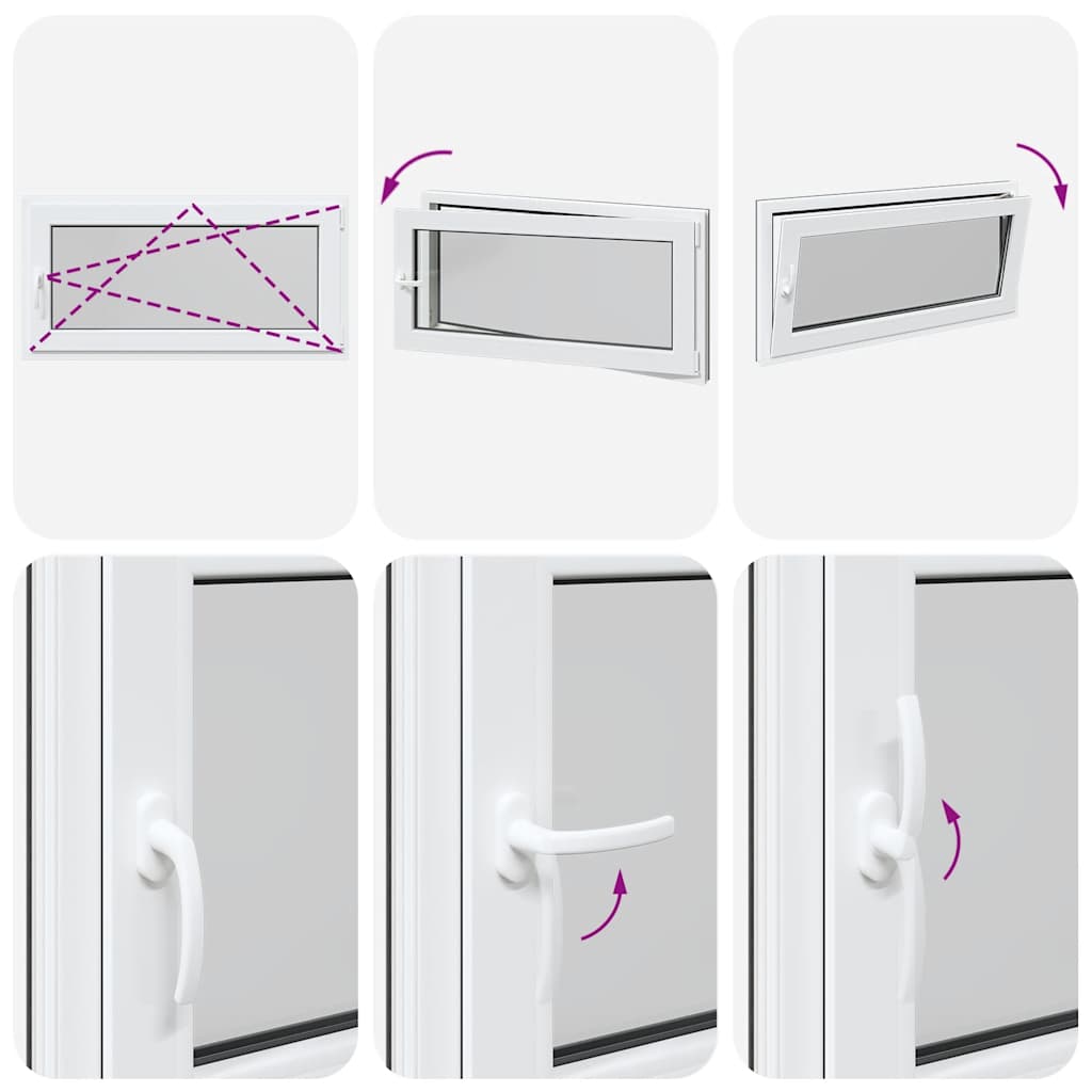Finestra Seminterrato RISOR 120x60 cm Anta Ribalta DIN Destra - homemem39