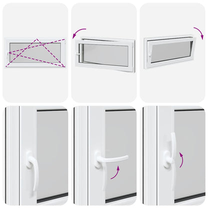Finestra Seminterrato RISOR 120x60 cm Anta Ribalta DIN Destra - homemem39