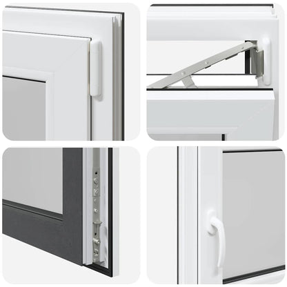 Finestra Seminterrato RISOR 120x60 cm Anta Ribalta DIN Destra - homemem39