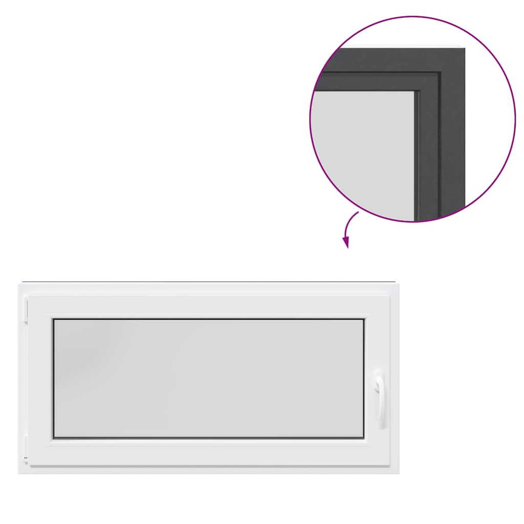 Finestra Seminterrato RISOR 120x60 cm Anta Ribalta DIN Sinistra - homemem39