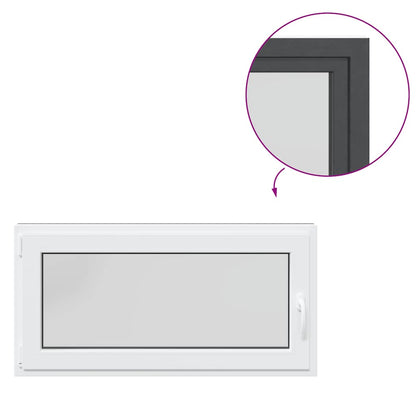 Finestra Seminterrato RISOR 120x60 cm Anta Ribalta DIN Sinistra - homemem39