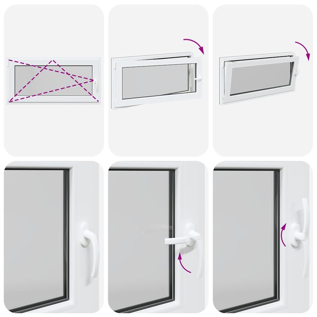 Finestra Seminterrato RISOR 120x60 cm Anta Ribalta DIN Sinistra - homemem39