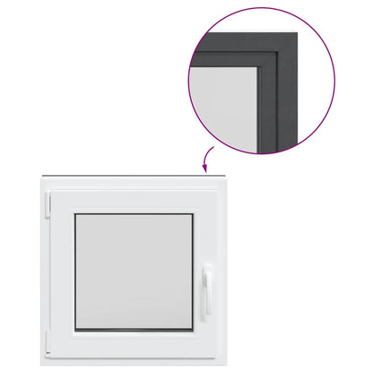 Finestra Seminterrato RISOR 60x60 cm Anta Ribalta DIN Sinistra - homemem39