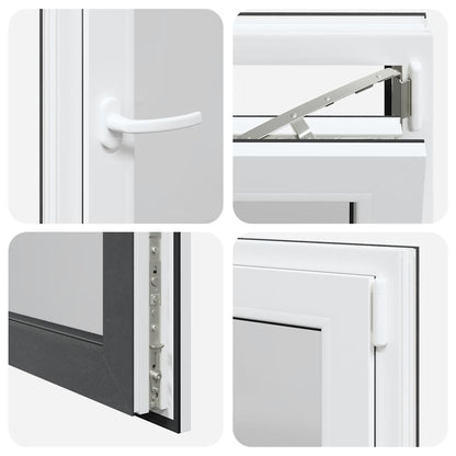 Finestra per Seminterrato RISOR 60x80cm Anta Ribalta DIN Destra