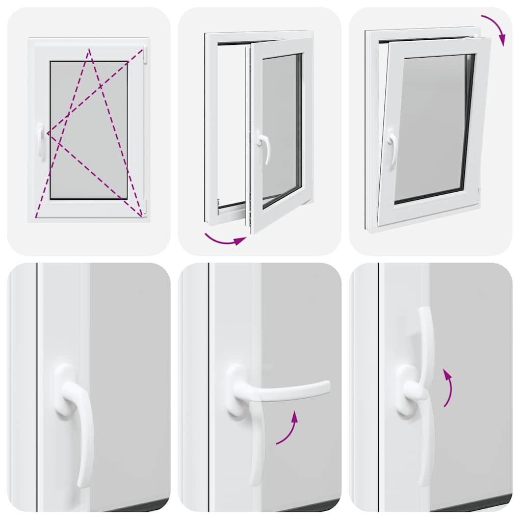 Finestra per Seminterrato RISOR 60x90cm Anta Ribalta DIN Destra