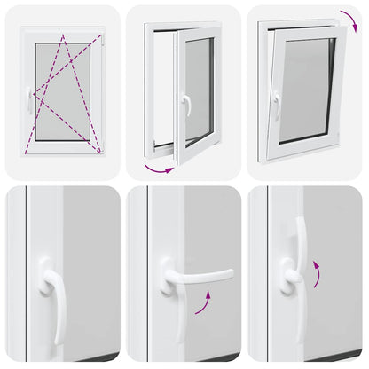 Finestra per Seminterrato RISOR 60x90cm Anta Ribalta DIN Destra