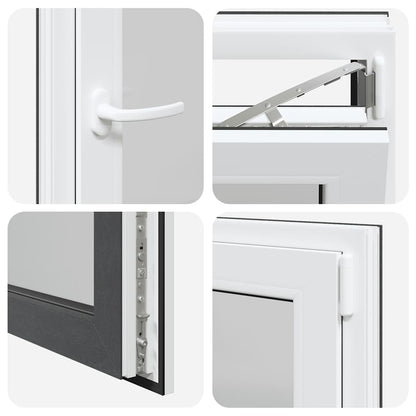 Finestra per Seminterrato RISOR 60x90cm Anta Ribalta DIN Destra