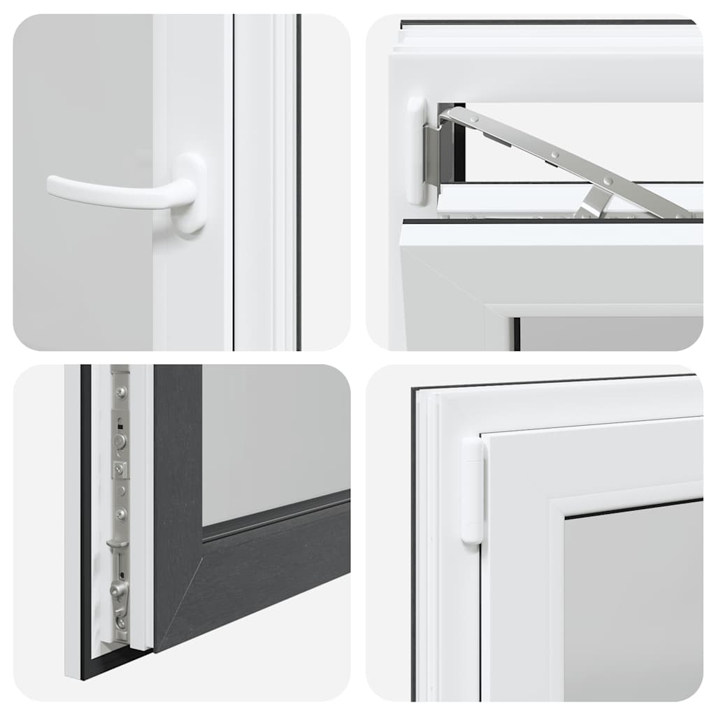 Finestra da cantina "RISOR" 60x100 cm anta-ribalta DIN sinistra antracite - homemem39