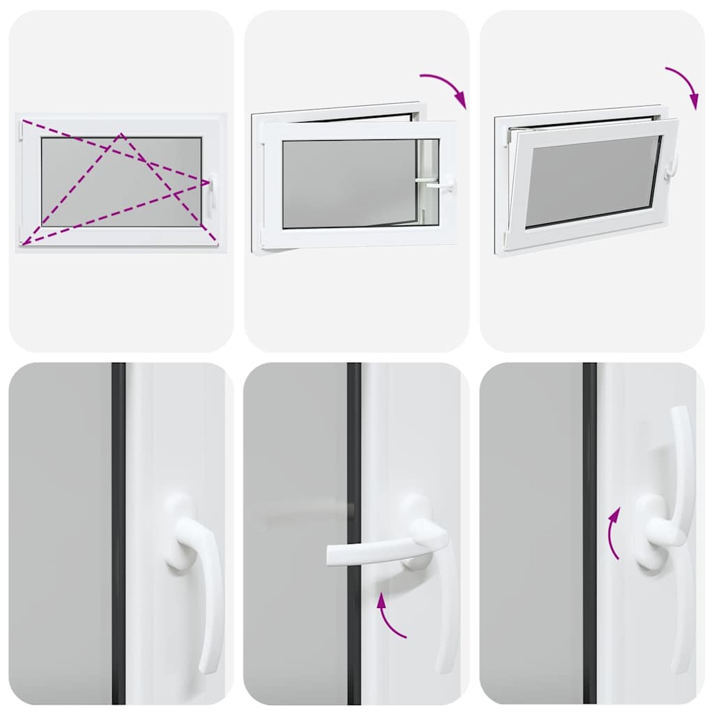 Finestra Seminterrato RISOR 90x60 cm Anta Ribalta DIN Sinistra - homemem39