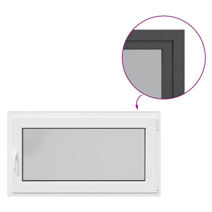 Finestra Seminterrato RISOR 110x60 cm Anta Ribalta DIN Destra - homemem39