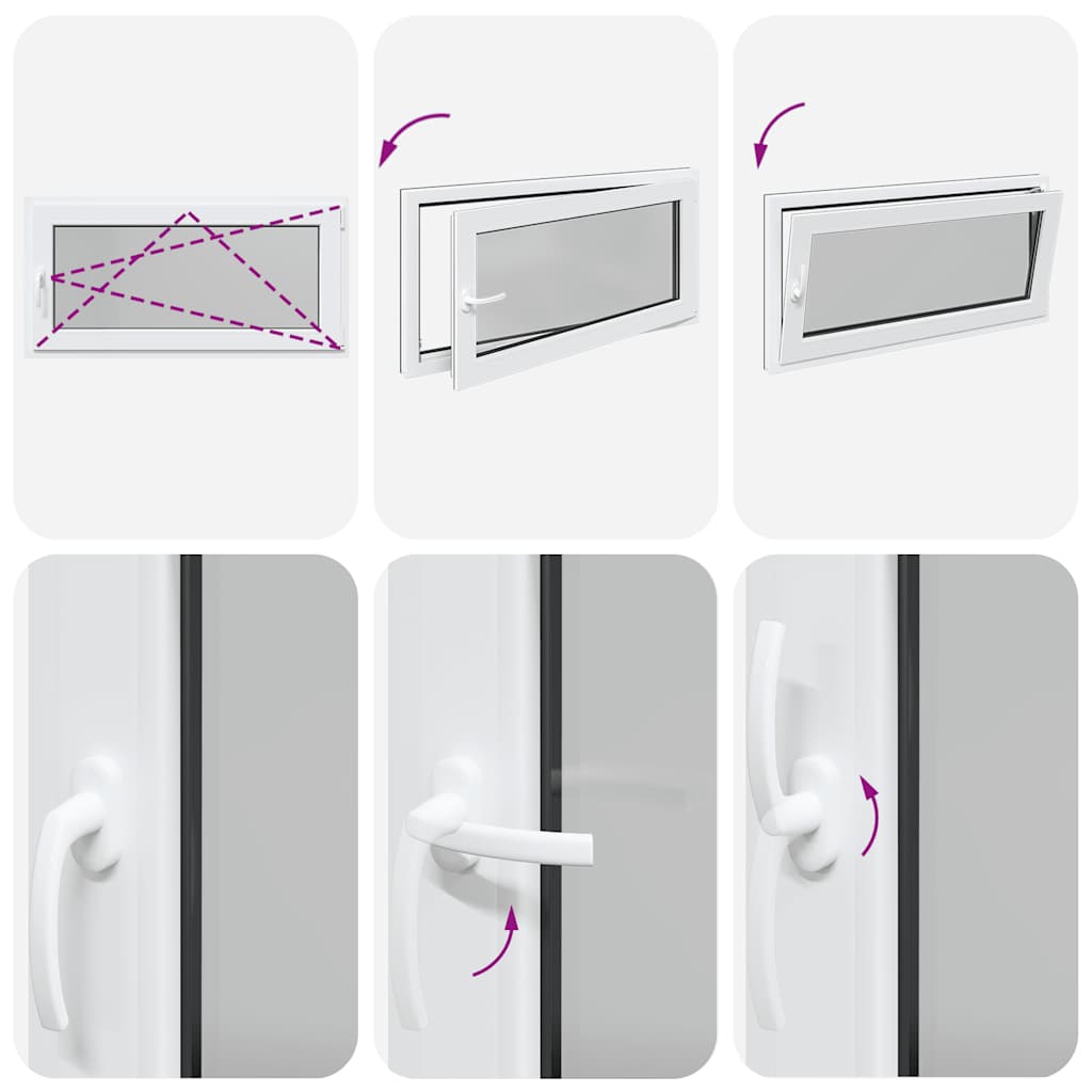 Finestra Seminterrato RISOR 120x60 cm Anta Ribalta DIN Destra - homemem39