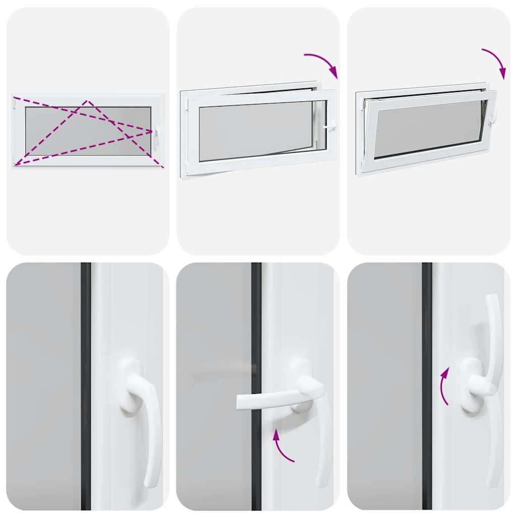 Finestra Seminterrato RISOR 120x60 cm Anta Ribalta DIN Sinistra - homemem39