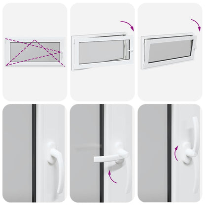 Finestra Seminterrato RISOR 120x60 cm Anta Ribalta DIN Sinistra - homemem39