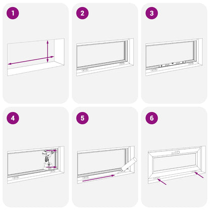 Finestra Seminterrato RISOR 100x40 cm Tilt 3 Vetri Antracite