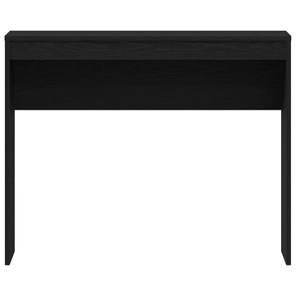 Scrivania Rovere Nero 90x40x72 cm in Legno Multistrato - homemem39