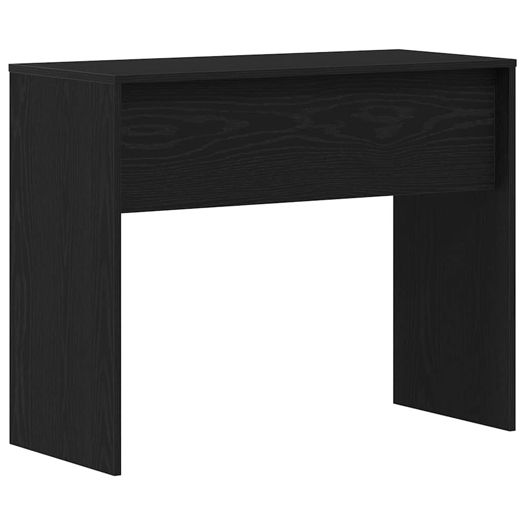 Scrivania Rovere Nero 90x40x72 cm in Legno Multistrato - homemem39