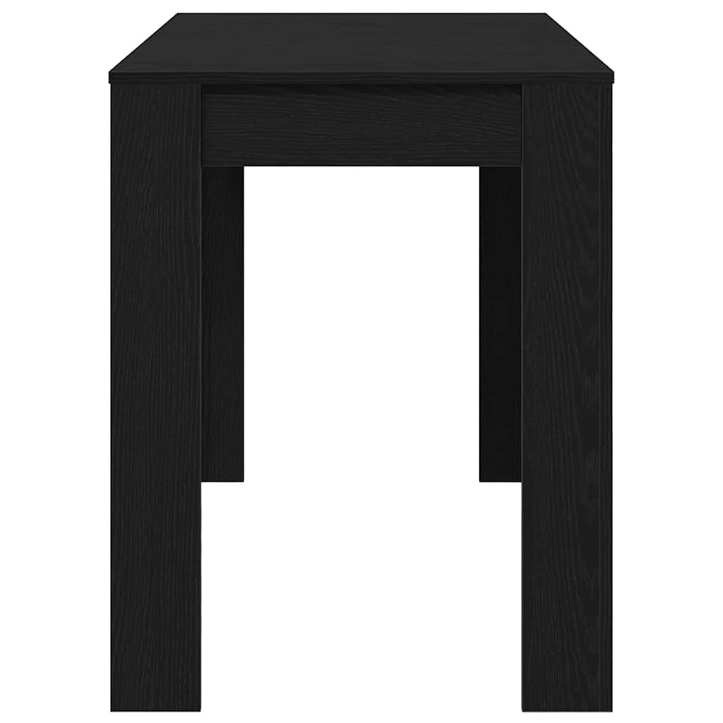 Tavolo da Pranzo Rovere Nero 120x60x76 cm Legno Multistrato | homemem39
