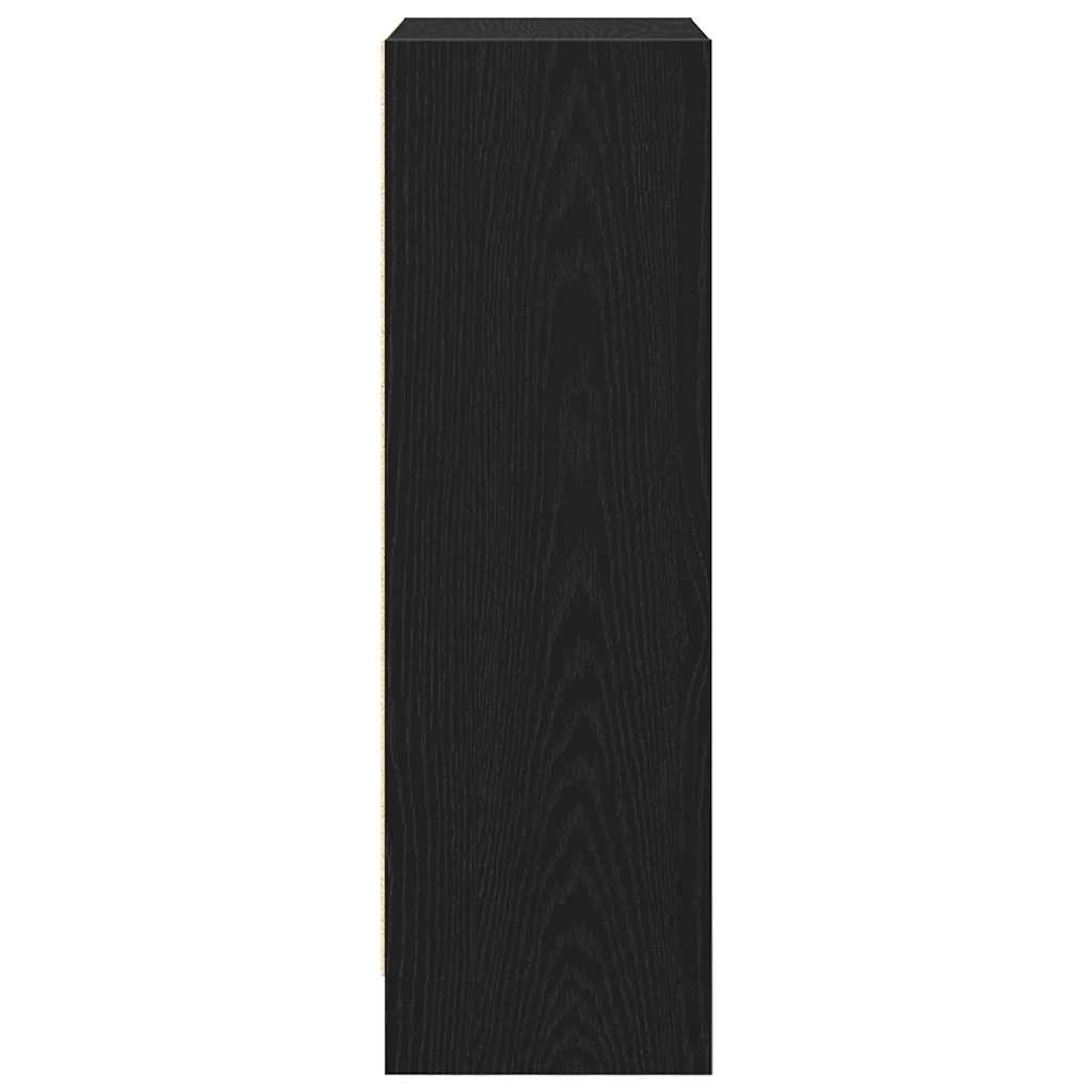 Libreria Rovere Nero 40x24x76 cm in Legno Multistrato | homemem39