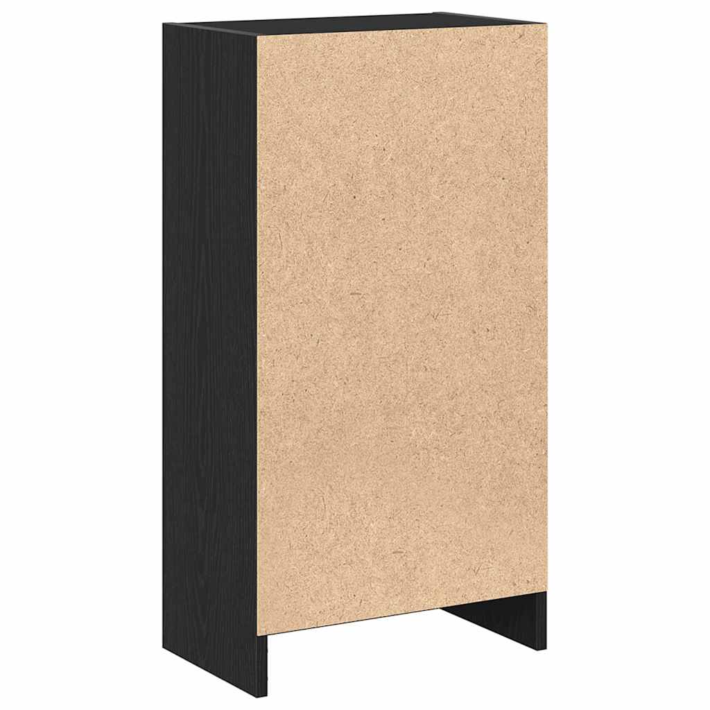 Libreria Rovere Nero 40x24x76 cm in Legno Multistrato | homemem39