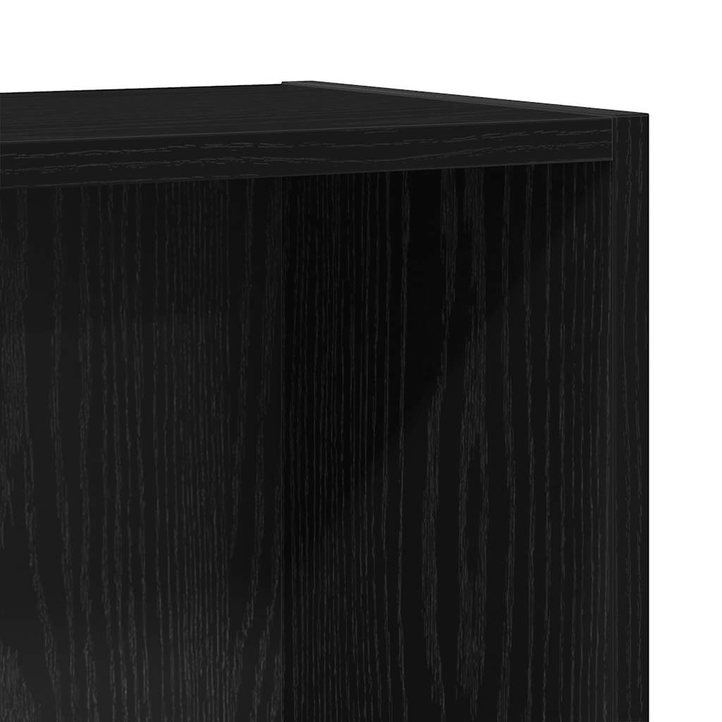 Libreria Rovere Nero 40x24x76 cm in Legno Multistrato | homemem39