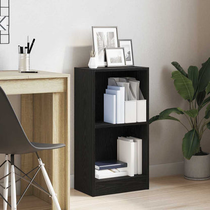 Libreria Rovere Nero 40x24x76 cm in Legno Multistrato | homemem39