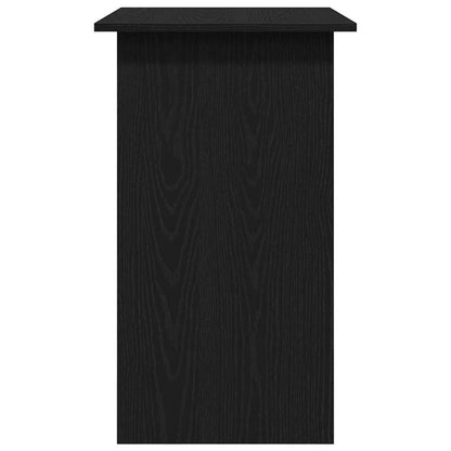 Scrivania Rovere Nero 80x45x74 cm in Legno Multistrato - homemem39