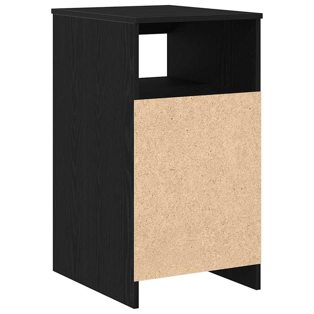 Cassettiera Rovere Nero 40x50x76 cm in Legno Multistrato | homemem39