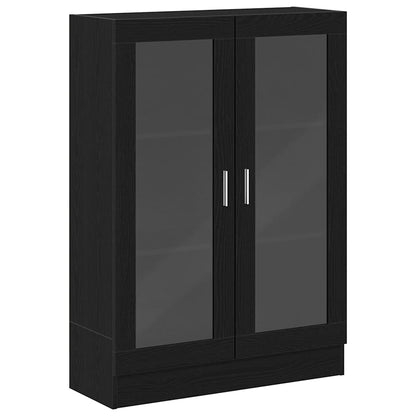 Libreria Rovere Nero 82,5x30,5x115 cm in Legno Multistrato | homemem39