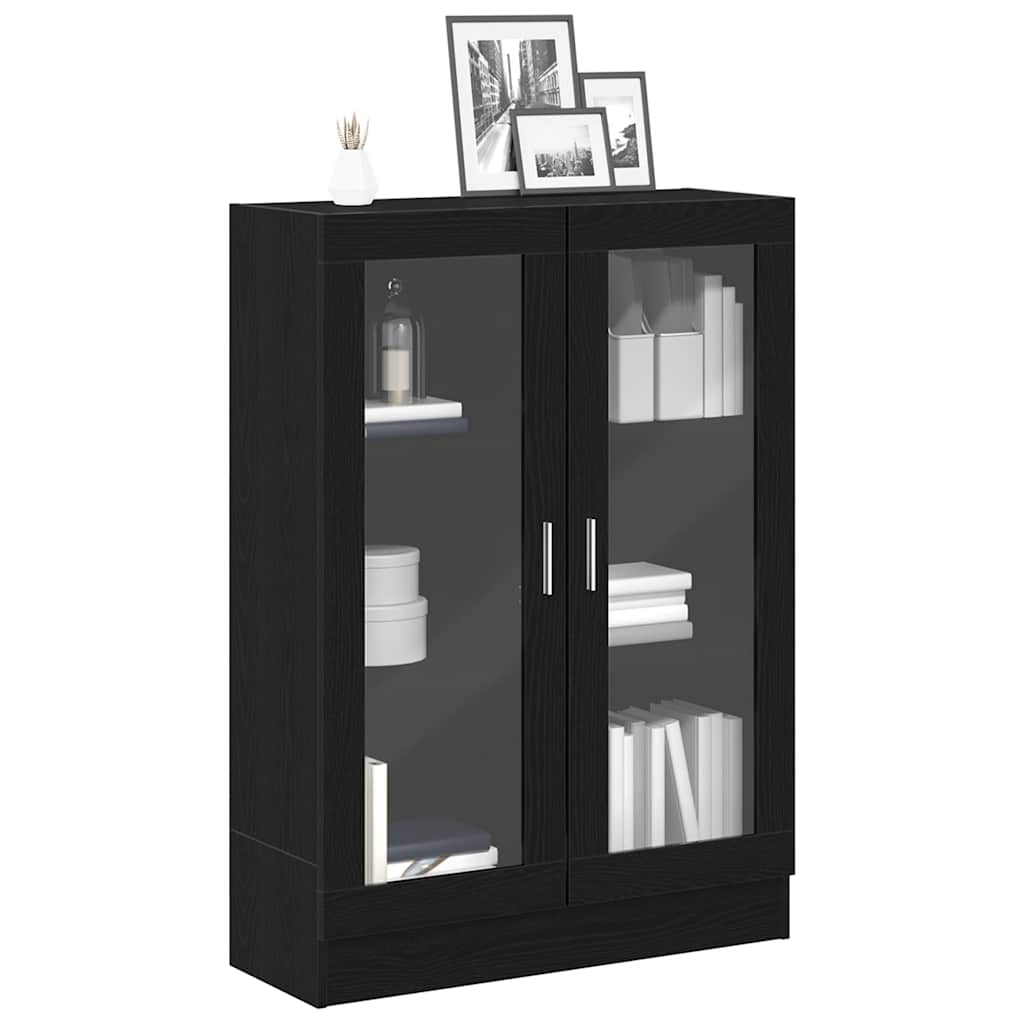Libreria Rovere Nero 82,5x30,5x115 cm in Legno Multistrato | homemem39