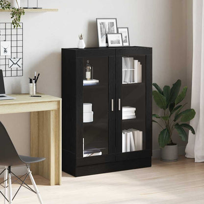 Libreria Rovere Nero 82,5x30,5x115 cm in Legno Multistrato | homemem39