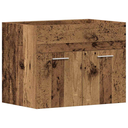 Mobile Lavabo Bagno Legno Antico 60x38,5x46 cm in Truciolato | homemem39