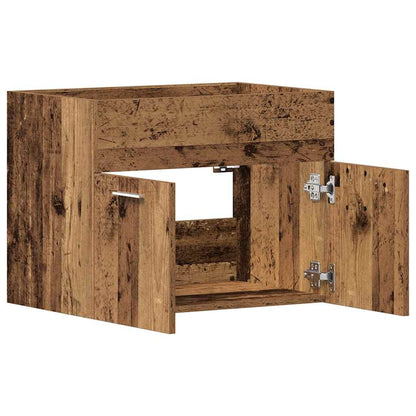 Mobile Lavabo Bagno Legno Antico 60x38,5x46 cm in Truciolato | homemem39